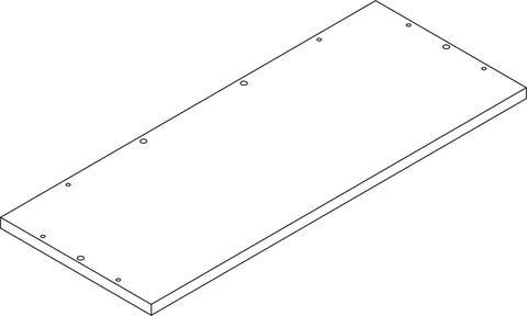 Amery 2-Tier Ladder Wall Shelf with Hooks - Part 06 - Top Shelf
