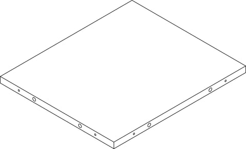 Kids 4-Tier 13in Ladder Shelf with Toy Organizer - Part 06 - Rear Board