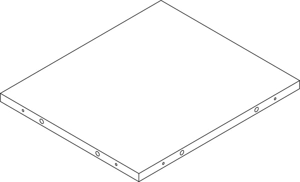 Kids 4-Tier 13in Ladder Shelf with Toy Organizer - Part 06 - Rear Board