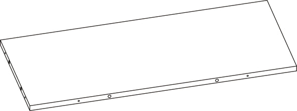 Kids 3-Tier Ladder Shelf with Bookrack and Toy Organizer - Part 06 - Rear Board