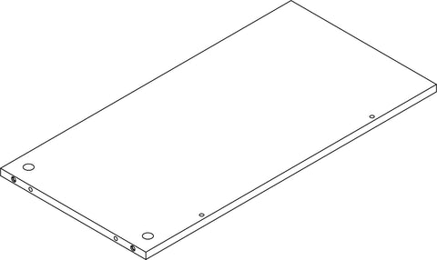Kids Horizontal Bookcase with Cubbies - Part 06 - Right Bottom Board