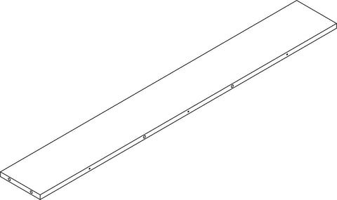 Kids Catch-All Multi-Cubby 35in Toy Organizer with Bookrack - Part 06 - Third Back Panel