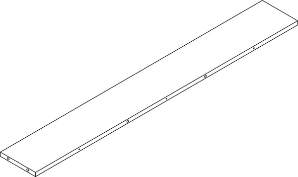 Kids Catch-All Multi-Cubby 35in Toy Organizer with Bookrack - Part 06 - Third Back Panel