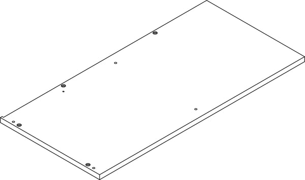 Kids 5 Cubby Storage Bench - Part 7 - Right Shelf Board