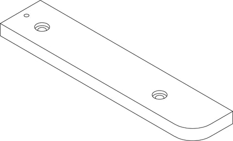 Kids 2-Tier Ladder Wall Shelf with Hooks - Part 07 - Bottom Shelf Left Rail Board