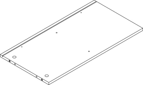 Kids Catch-All Multi-Cubby Storage Bench - Part 07 - Right Shelf Board