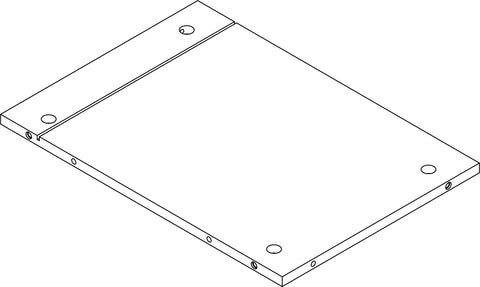 Kids Desk and Chair Set with Cubbies and Bookracks - Part 08 - Divider Panel