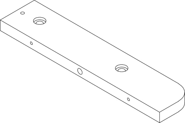 Amery 4-Tier 24in Ladder Shelf with Toy Organizer - Part 09 - Top Shelf Right Rail Board