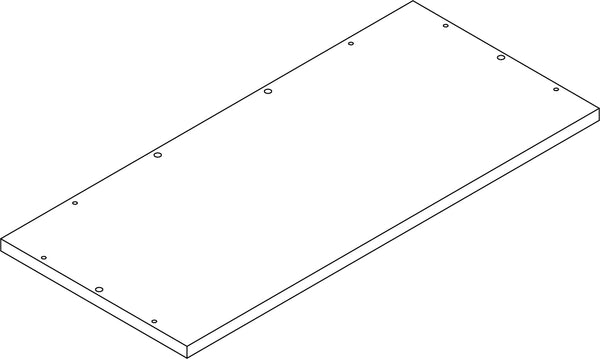 Amery 2-Tier Ladder Wall Shelf with Hooks - Part 09 - Bottom Shelf