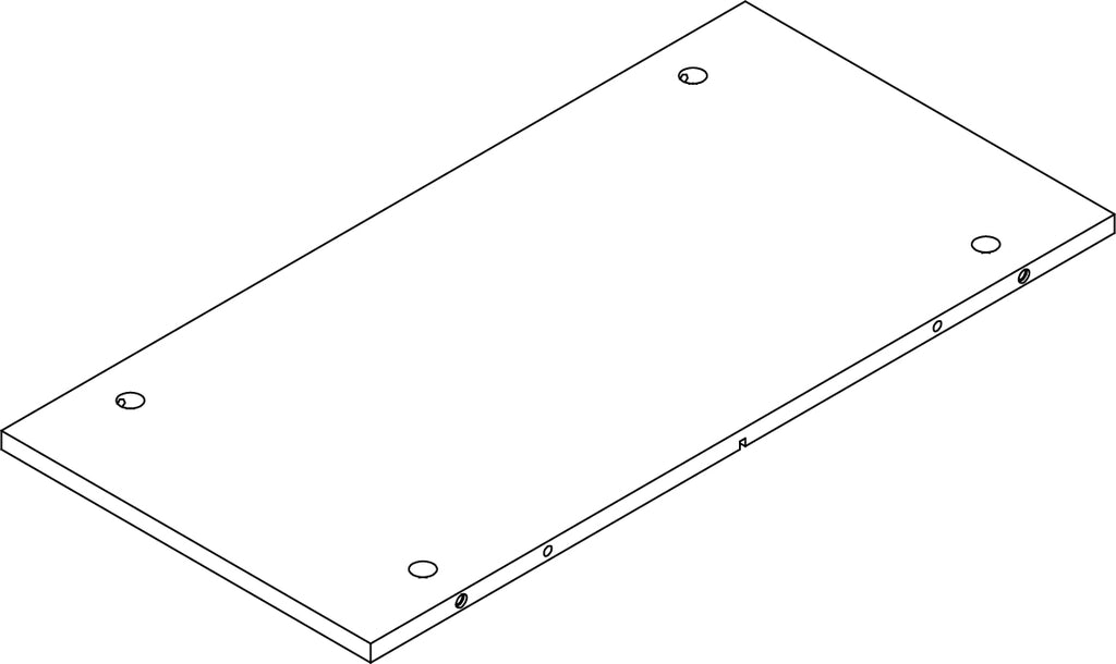 Kids Art Activity Table with Storage - Part 10 - Bottom Board
