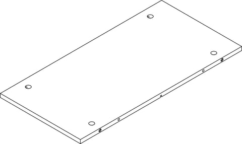 Kids Art Activity Table with Storage - Part 10 - Bottom Board
