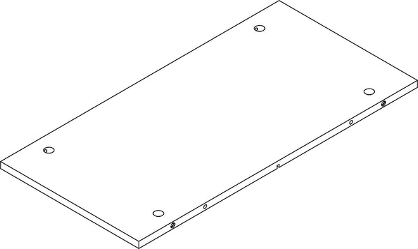 Kids Art Activity Table with Storage - Part 10 - Bottom Board