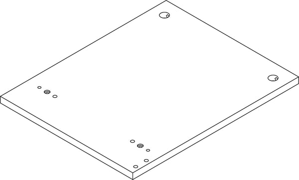 Kids Horizontal Bookcase with Cubbies - Part 10 - Lower Divider Board