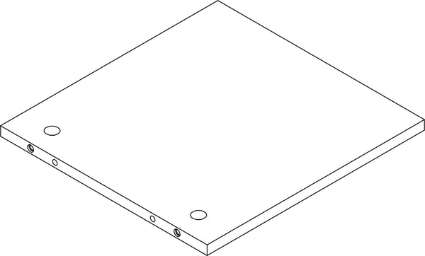 Kids Catch-All Multi-Cubby 35in Toy Organizer with Bookrack - Part 11 - Upper Divider Board