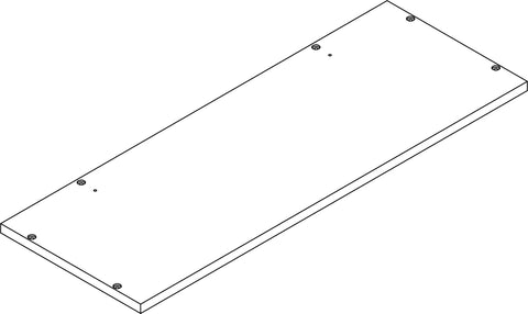 Amery 4-Tier 24in Ladder Shelf with Toy Organizer - Part 11 - Top Shelf