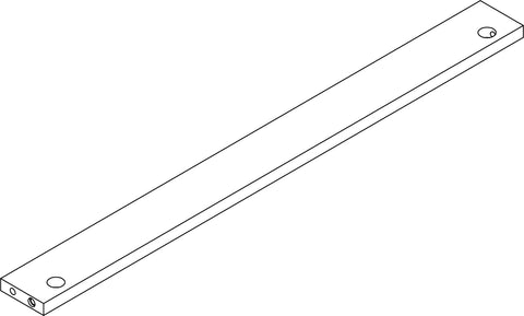 Kids 5 Cubby Storage Bench - Part 11 - Back Rail