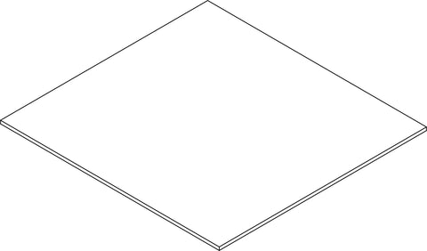 Kids Art Activity Table with Storage - Part 12 - Lower Back Panel