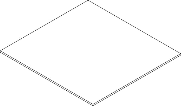 Kids Art Activity Table with Storage - Part 12 - Lower Back Panel