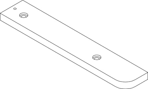 Kids 4-Tier 24in Ladder Shelf with Toy Organizer - Part 12 - Second Shelf Left Rail Board