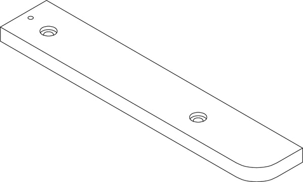 Kids 4-Tier 13in Ladder Shelf with Toy Organizer - Part 12 - Second Shelf Left Rail Board