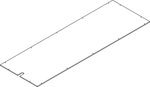 Kids 5 Cubby Storage Bench - Part 13 - Left Back Board