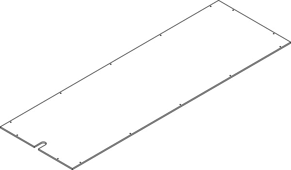 Kids 5 Cubby Storage Bench - Part 13 - Left Back Board