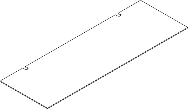 Kids Catch-All Multi-Cubby 35in Toy Organizer with Bookrack - Part 14 - Upper Back Board