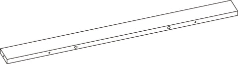 Kids 3-Tier Ladder Shelf with Bookrack and Toy Organizer - Part 15 - Rear Rail Board