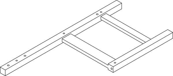 Kids Desk and Chair Set with Cubbies and Bookracks - Part 18 - Left Side Frame