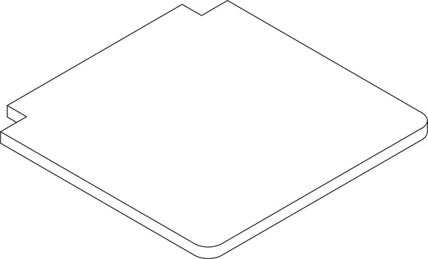 Kids Desk and Chair Set with Cubbies and Bookracks - Part 20 - Seat Board