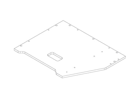 Kids Toy Storage Box with Front Bookrack - Part 02 - Left Side Panel