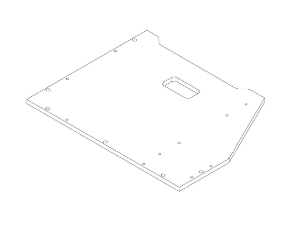 Kids Toy Storage Box with Front Bookrack - Part 03 - Right Side Panel