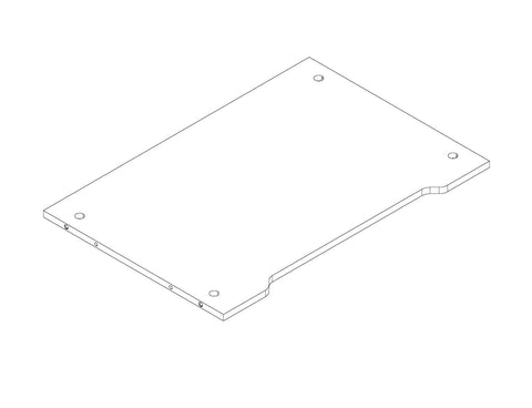 Kids Toy Storage Box with Front Bookrack - Part 05 - Front Panel