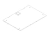 Kids Toy Storage Box with Front Bookrack - Part 06 - Back Panel
