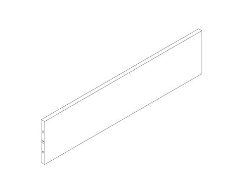 Kids Toy Storage Box with Front Bookrack - Part 07 - Front Rail