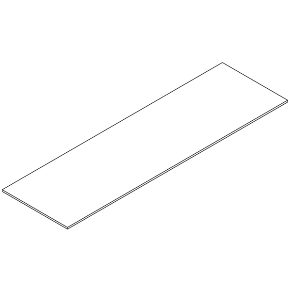 Arched Wall Shelf with 3 Hooks - Part 10 - Middle Back Board