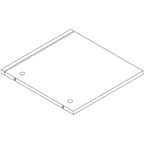 Kids Curve Appeal 46in 4 Cubby Bookcase - Part 10 - Lower Middle Support Board
