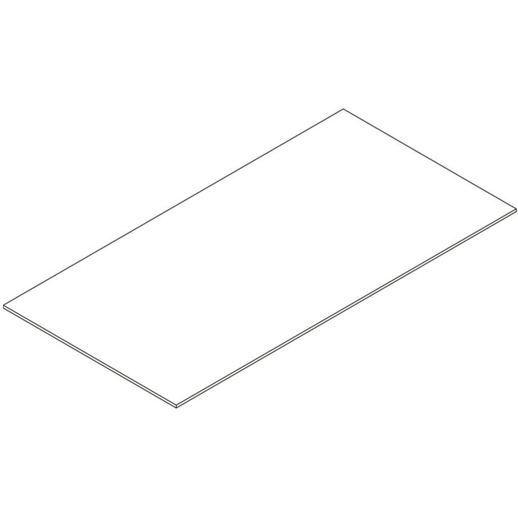 Arched 23in 4 Cubby Storage Cabinet - Part 11 - Lower Back Board