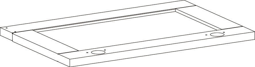 Two-Door Kitchen Wall Cabinet with Rattan Backboard - Part 11 - Left Door
