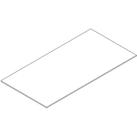 Arched 23in 4 Cubby Storage Cabinet - Part 11 - Lower Back Board