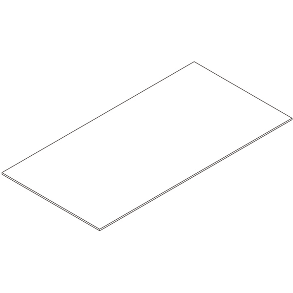 Arched 23in 4 Cubby Storage Cabinet - Part 11 - Lower Back Board