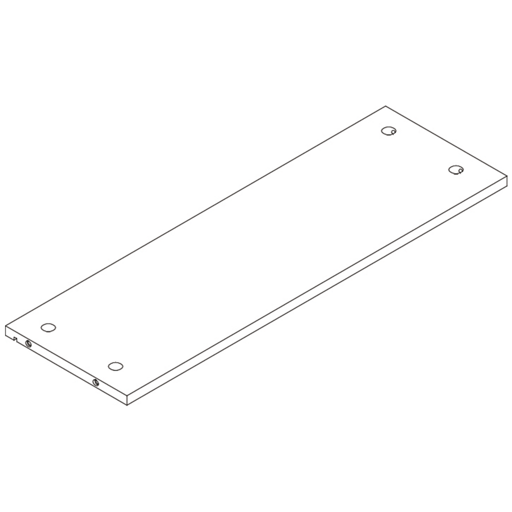 Arched Wall Shelf with 3 Hooks - Part 11 - Lower Shelf