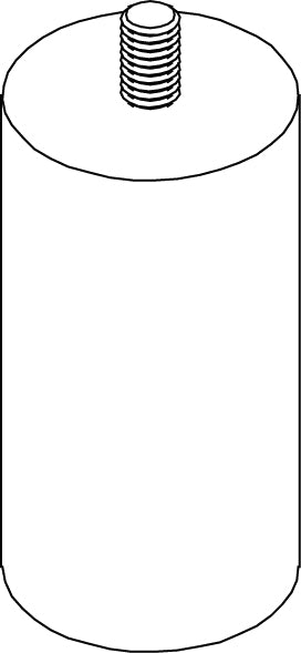 Kids Catch-All Multi-Cubby 35in Toy Organizer – Light Woodgrain - Part 11 - Center Leg