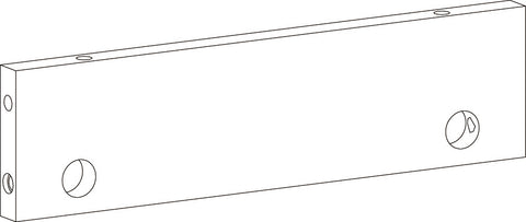 Geneva Slim Cabinet with Layered Door and Drawer - Part 11 - Lower Back Bar