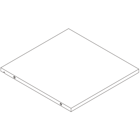 Kids Curve Appeal 46in 4 Cubby Bookcase - Part 11 - Lower Right Side Panel