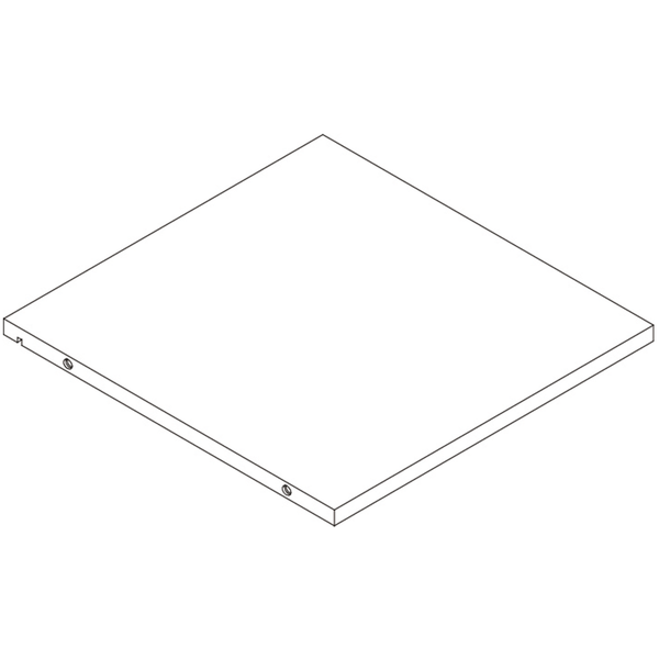 Kids Curve Appeal 46in 4 Cubby Bookcase - Part 11 - Lower Right Side Panel