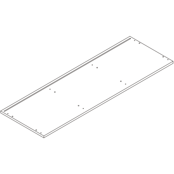 Arched 35in 6 Cubby Storage Cabinet - Part 12 - Bottom Board