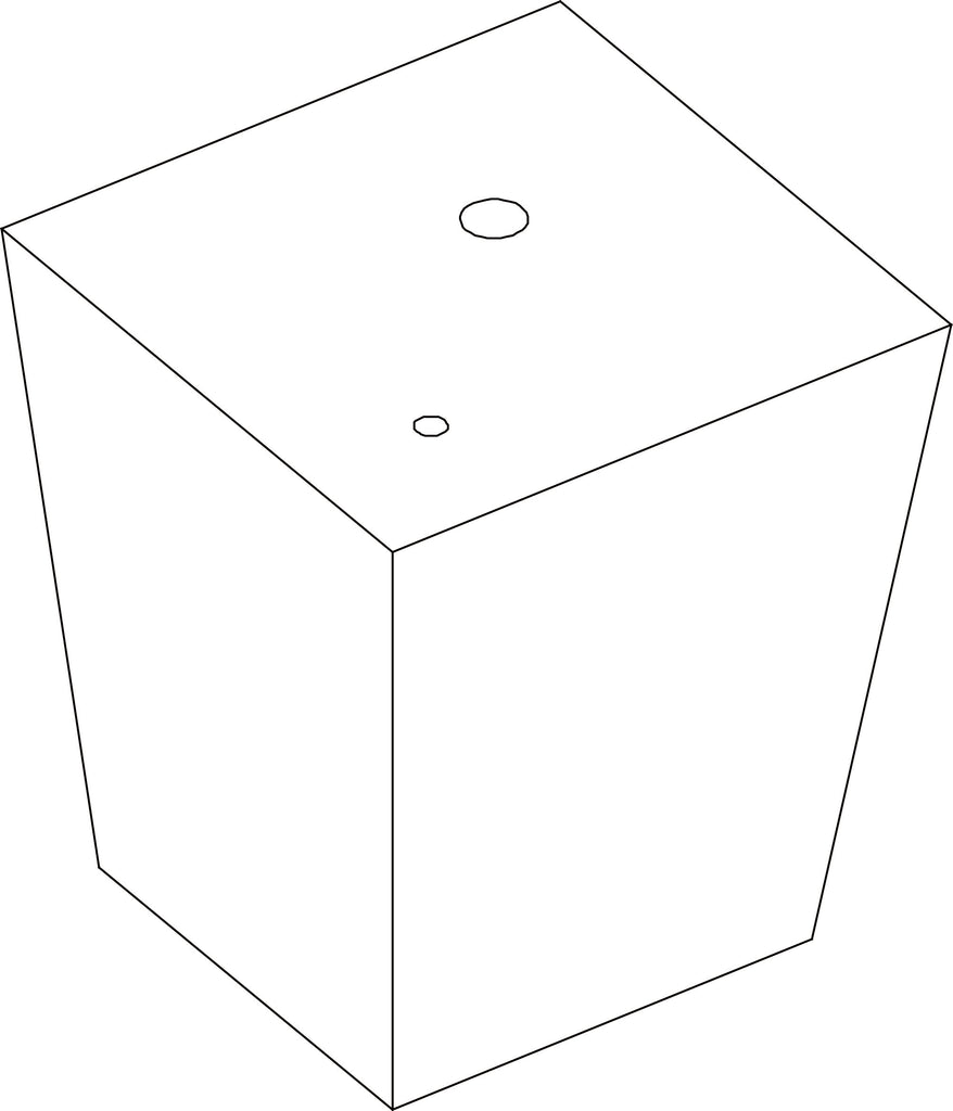 Kids Catch-All Multi-Cubby 35in Toy Organizer – Light Woodgrain - Part 12 - Wooden Leg