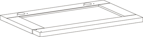 Two-Door Kitchen Wall Cabinet with Rattan Backboard - Part 12 - Right Door