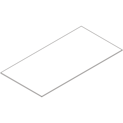 Kids Curve Appeal 46in 4 Cubby Bookcase - Part 12 - Lower Back Board